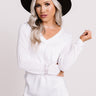 In Between The Pines Shift Top In White Image - 1