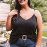 Ready To Represent Shift Tank In Black   Curves Image - 1