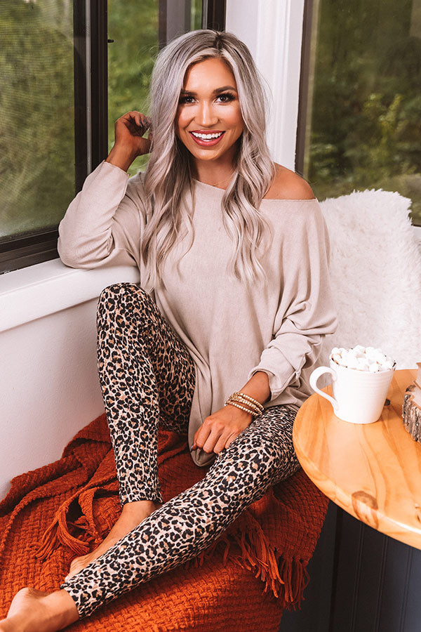 Lady Of Leisure Leopard Legging