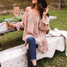 Pretty And Polished Shift Top In Iced Latte Image - 1