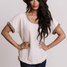 Adorable Dreams Waffle Knit Shift Top Image - 1