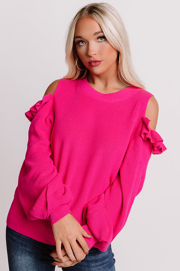 Sweet As Sugar Sweater In Pink Image - 2