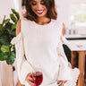Sweet As Sugar Sweater In Ivory Image - 1