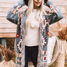 Sweet Retreat Frayed Cardigan In Slate Image - 1