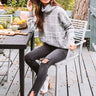 A Latte Love Sweater In Grey Image - 1