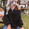 Cabin Vacay Sweater In Black Image - 1