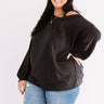 Fan Of Fall Shift Sweater In Black   Curves Image - 1