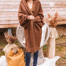 Fall Morning Duster Cardigan in Chocolate Image - 1