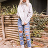 Sunday Afternoon Coffee Knit Sweater in Grey Image - 1