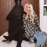 Cinnamon And Spice Plaid Babydoll Dress In Green Image - 1