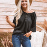 Denver Destination Shift Top In Black Image - 1
