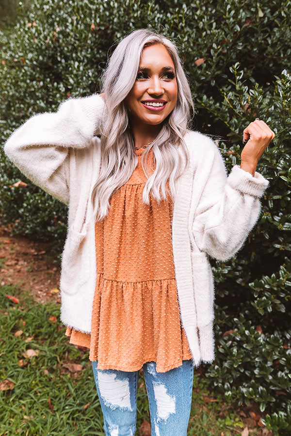 Harvest Mornings Ultra Soft Cardigan in Light Pink