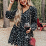 Vermont Visit Shift Dress In Black Image - 1