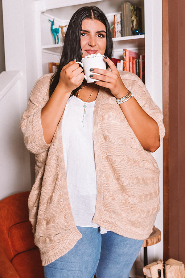 Sonoma Sips Knit Cardigan  Curves Image - 1