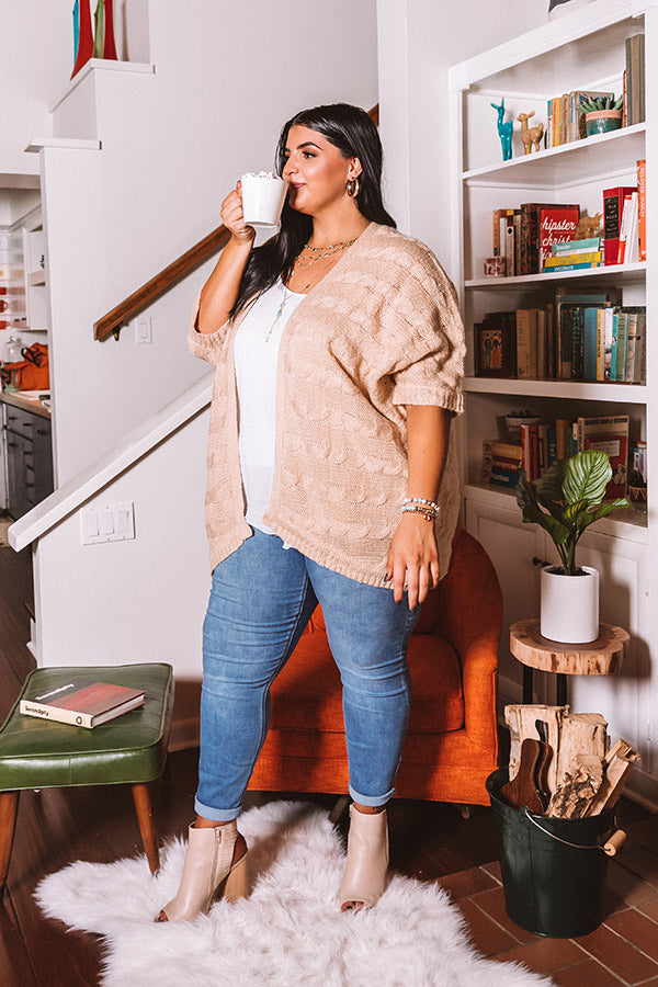 Sonoma Sips Knit Cardigan  Curves Image - 3