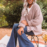 Autumn On Repeat Cardigan In Warm Taupe Image - 1