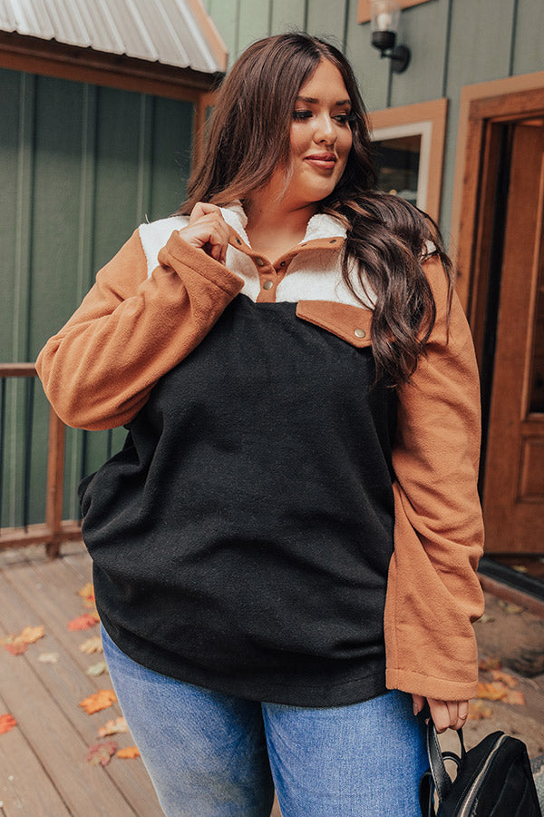 Cabins And Cozy Pullover In Black   Curves Image - 2