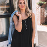 Vermont Views Babydoll Dress In Black Image - 1
