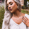 Vermont Brunch Layered Necklace In Silver Image - 1