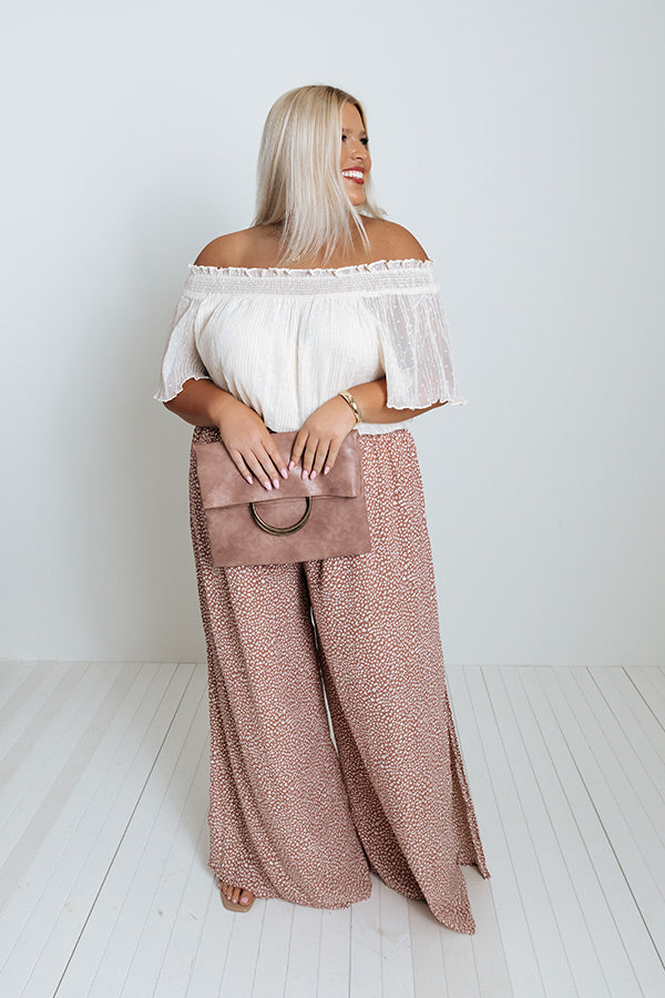 Pretty Little Lies Shift Top In Ivory Curves