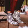 The Olette Snake Print Bootie Image - 1