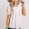 Soft Lie Shift Top In Stone Image - 1