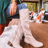 The Raella Faux Suede Knee High Boot Image - 1
