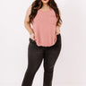 Good Connection Knit Top In Blush Curves Image - 1