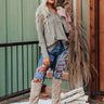 Hidden Trail Henley Top In Pear Image - 1