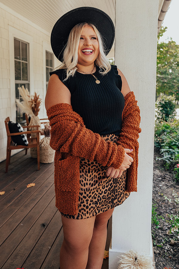 Follow Your Arrow Top In Black   Curves Image - 1