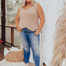 Close Knit Relationship Top In Iced Latte Curves Image - 1