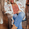 Lost In The Adirondacks Cardigan In Ivory Curves Image - 1