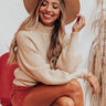 NYC Fall Knit Sweater In Iced Latte Image - 1