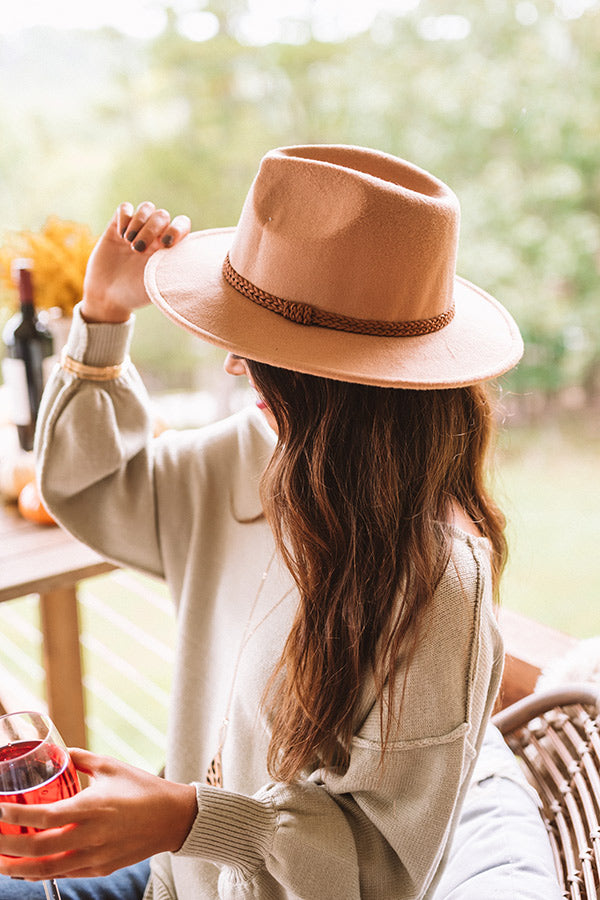 Big Cedar Weekend Fedora Hat In Iced Latte