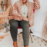 Campfires And Friends Cardigan In Mocha   Curves Image - 1