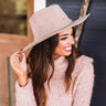 Central Park Leaves Velvet Fedora Hat In Birch Image - 1