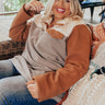 Cabins And Cozy Pullover In Grey   Curves Image - 1