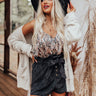 Soho Sights Snake Print Tank in Warm Taupe Image - 1