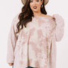 Off We Go Tie Dye Shift Top    Curves Image - 1