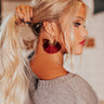 Up For Happy Hour Fan Earrings Image - 1