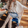 Seattle Breeze Stripe Top In Birch Image - 1