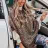 Cozy Lodge Leopard Poncho Image - 1