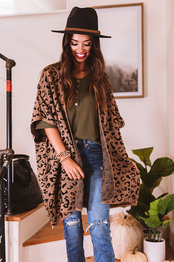 Melted Marshmallows Leopard Cardigan Image - 1