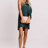 Secret Meeting Shift Dress In Hunter Green Image - 1