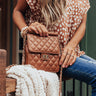 Lovely Night Quilted Crossbody In Cinnamon Image - 1