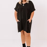 Holding Hands Babydoll Dress In Black Curves Image - 1