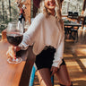 Mind Your Manners Knit Sweater In White Image - 1