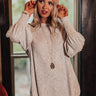 Big Cedar Weekend Shift Tunic In Warm Taupe Image - 1