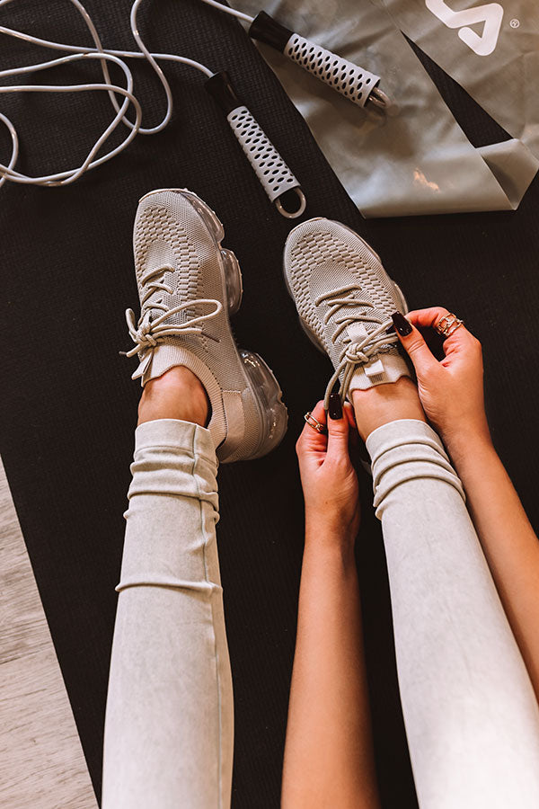 Running Free Sneaker In Taupe Image - 1