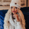 Full Of Warmth Popcorn Knit Beanie in Ivory Image - 1